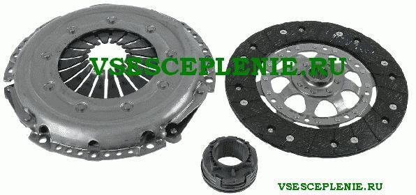 Комплект сцепления Фольксваген Пассат Б6 Volkswagen Passat B6 2.0L 2000 > Luk артикул 623309700 купить