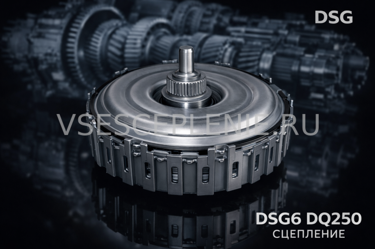 Сцепление DSG6 DQ250 02E — комплект сцепления