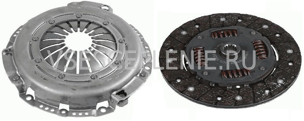 Комплект сцепления СААБ 9-3 SAAB 9-3 (YS3F) 1.8 2004> дв. Z18XE 122 л/с Valeo — комплект сцепления